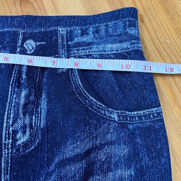 Blue Pants with Red Butterfly Jean Design - Picture 3 of 4